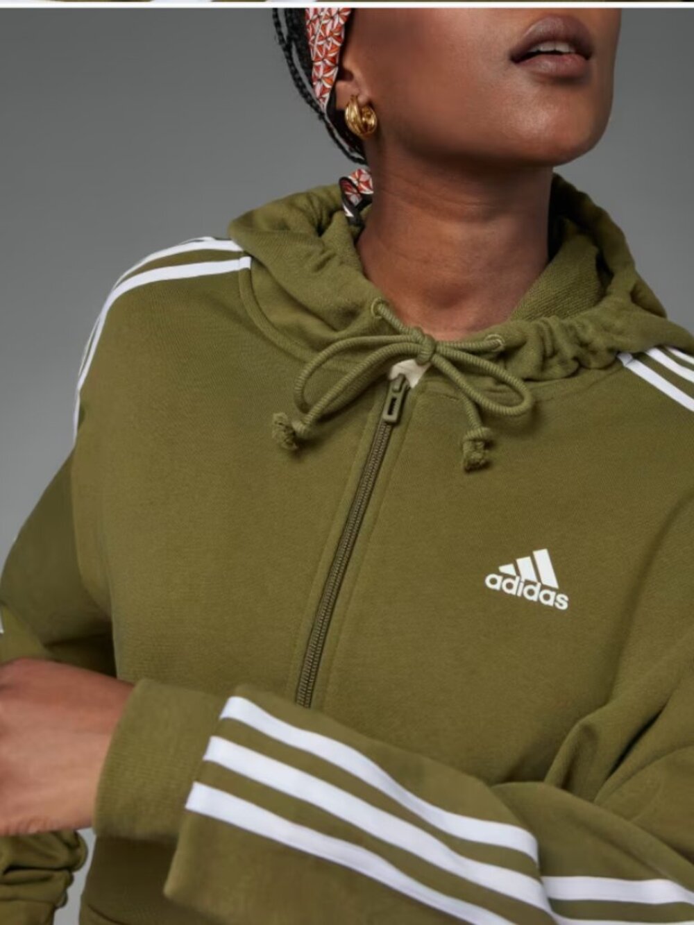 Adidas Grow Positivity Full Zip hoodie - gender neutral - medium